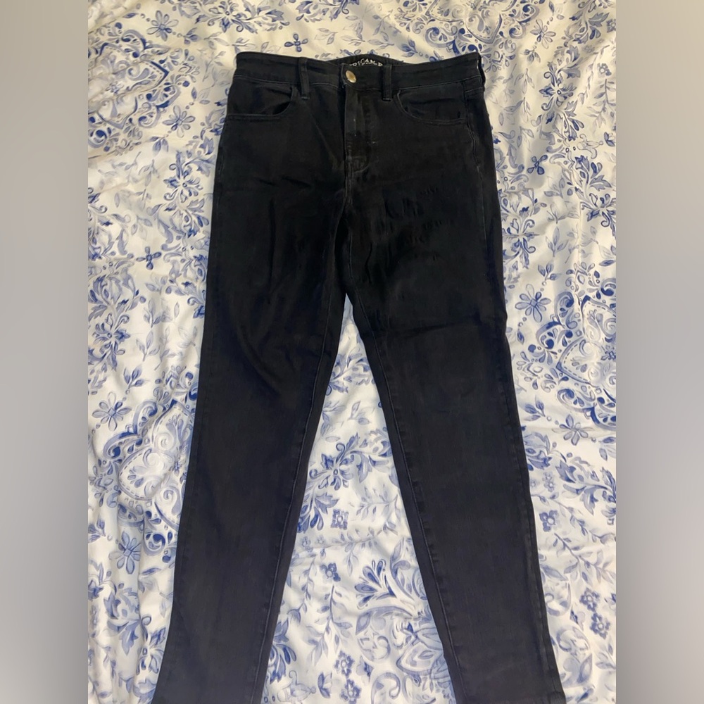 American Eagle Outfitters Black Super Stretch Jeans